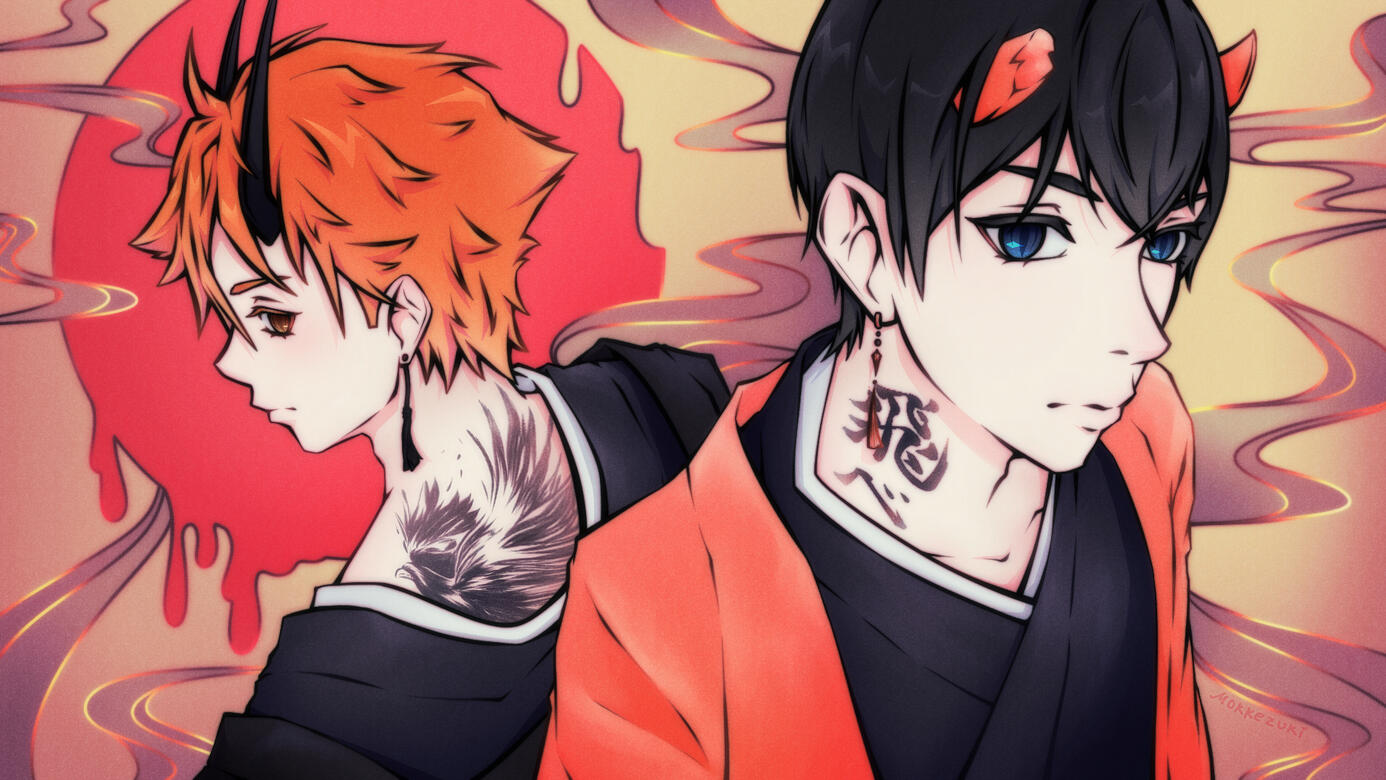 Grace of Hellfire: An Angels &amp; Demons Haikyuu Zine